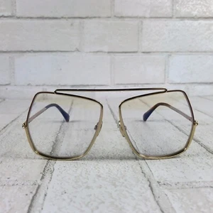 MAX MARA MM5118-B 032 NEW $291 Shiny Pale Gold Women's Eyewear Frame 58/14/135 - Picture 1 of 11
