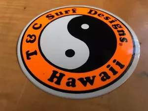 Vintage 80's original T&C Surf Designs sticker NOS - Picture 1 of 2