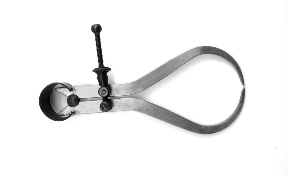 Outside Spring Caliper, 6"- Measuring Tool, Hardened & Tempered, Spring Loaded - Image 1 of 1