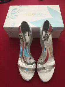 Tacón alto plateado para mujer Stermax - Imagen 1 de 6