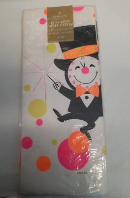 Mantel mantel de papel de víspera de Año Nuevo con sello adorable de colección años 60/70 nuevo en paquete Foto 1 de 4