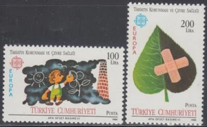 TURKEY SC # 2345-6 CPL sin montar o nunca montado - Europa 1986 - contaminación - Imagen 1 de 1