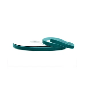10mm Samtband 10m Schmuckband Geschenkband Schleifenband Stoffband Uni Petrol - Bild 1 von 6