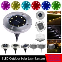 4x Solar Bodeneinbaustrahler Aussen Garten 16led Lampe Bodenstrahler Solarleuchte Ebay