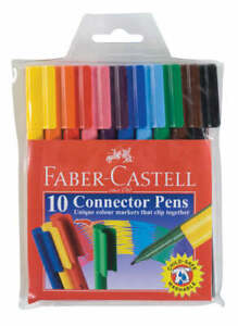 Faber-Castell  "Connectors" Marker Pens Set - 10, 20, 30, 40 or 50 pack