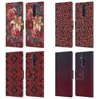 HEAD CASE DESIGNS MARSALA TRENDS LEATHER BOOK WALLET CASE COVER FOR NOKIA PHONES