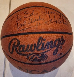 JoJo White Firmado Rawlings NCAA Baloncesto Kansas NBA HOF - Imagen 1 de 7