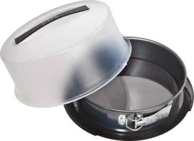 Zenker Springform mit Transporthaube Ø28 cm Backform mit Emailliertem Flachboden - Bild 1 von 4