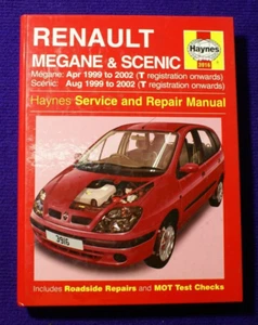 RENAULT MEGANE & SCENIC '99 TO '02 T REG ONWARDS HAYNES SERVICE & REPAIR MANUAL - Picture 1 of 3