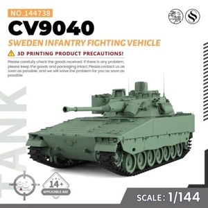 SSMODEL 1/144 Military Model Kit Sweden CV9040 Infantry Fighting Vehicle WAR WoT - Picture 1 of 5