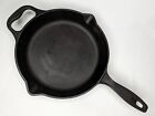 Vintage Chefs Cast Iron Pan Skillet 8" Base With Dual Handles