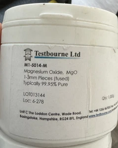 1 kg Magnesiumoxid, MgO 1-3 mm Granulat - Verdampfungsmaterial - 99,95% Reinheit - Bild 1 von 1