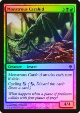 Monstrous Carabid FOIL Alara Reborn PLD Black Red Common MAGIC CARD ABUGames