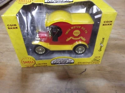 GEARBOX SHELL 1912 FORD TRUCK COIN BANK  # 76503 - Image 1 of 4