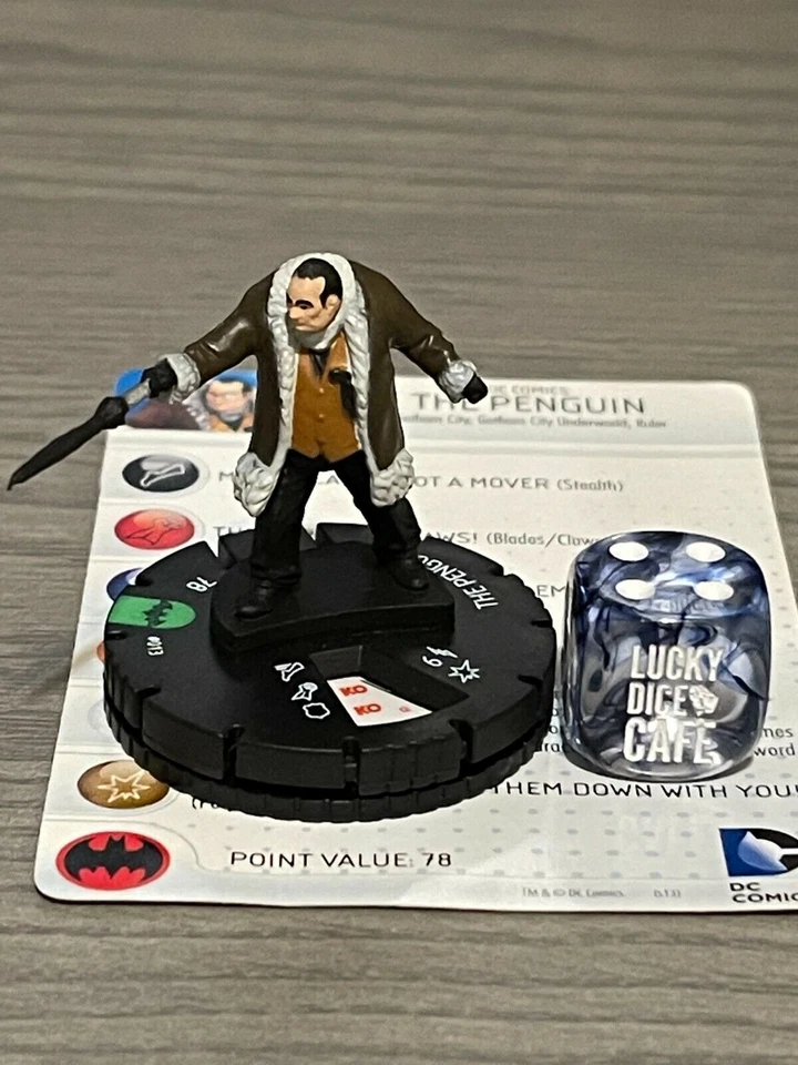 DC Heroclix Batman: Arkham Origins 013 Пингвин необычный   - Изображение 1 из 1