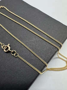 9 Karat Gelbgold 1,2 mm Bordstein Gliedkette 26 Zoll/65 cm (G14C) - Bild 1 von 6