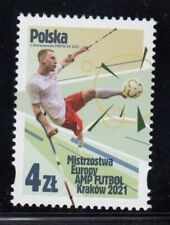 POLAND Football European Championships MNH stamp