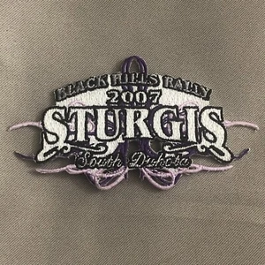 Sturgis 2007 Black Hills Rally South Dakota Patch - 3 3/4 inches x 2 1/8 inches  - Picture 1 of 2