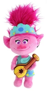 DreamWorks Trolls World Tour Poppy 21" Pillow PC091T, Soft Ukulele Poppy Doll - Picture 1 of 5