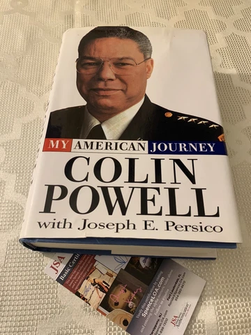 My American Journey SIGNED Colin Powell Book ‘95 Hardcover JSA Authenticated COA Cover