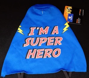 TOP PAW Blue I'm A Super Hero Cape Dog Costume (S) (NEW) - Picture 1 of 4