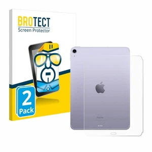 2x Film Protection Ecran pour Apple iPad Air 5 2022 (Arrière, 5ème Gen.) Clair P - Photo 1/5