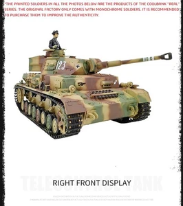 HengLong 1:16 RC carro armato militare tedesco Panzer IV F2 3859 versione 7.0 batteria RTR - Foto 1 di 8