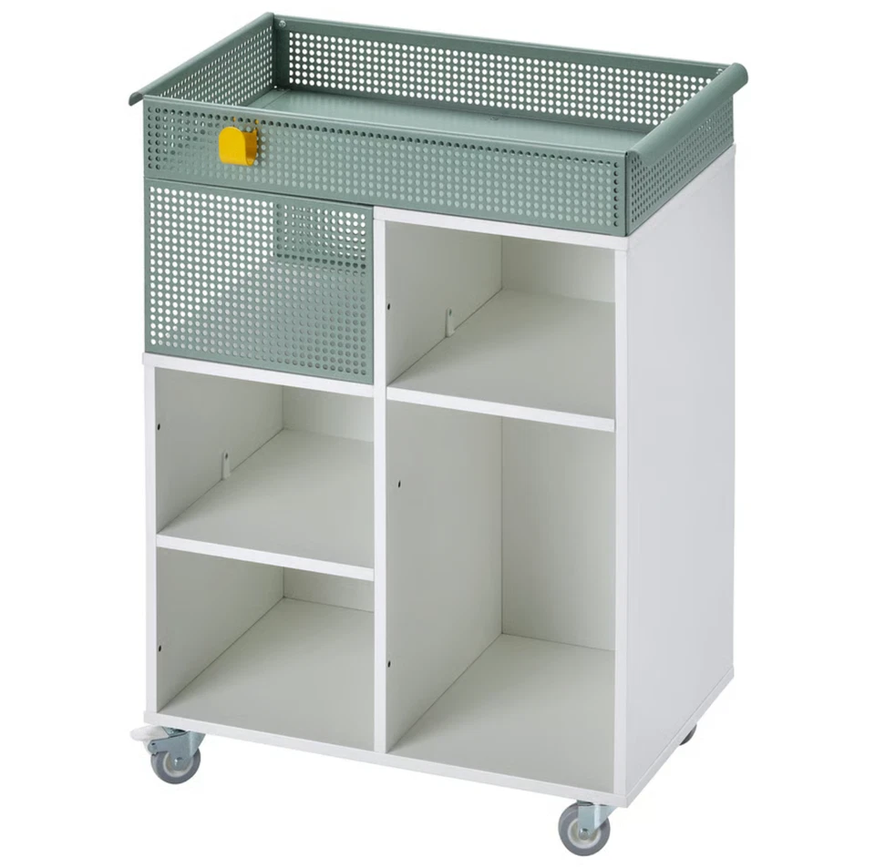 Carro utilitario IKEA OVNING, blanco/gris-verde, 21 1/4x13 " 505.170.05 - NUEVO Foto 1 de 4