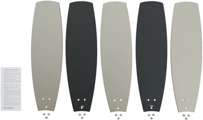 Kichler 371041 Canfield Select Set of (5) 21" Reversible Blades - Black - Image 1 of 2