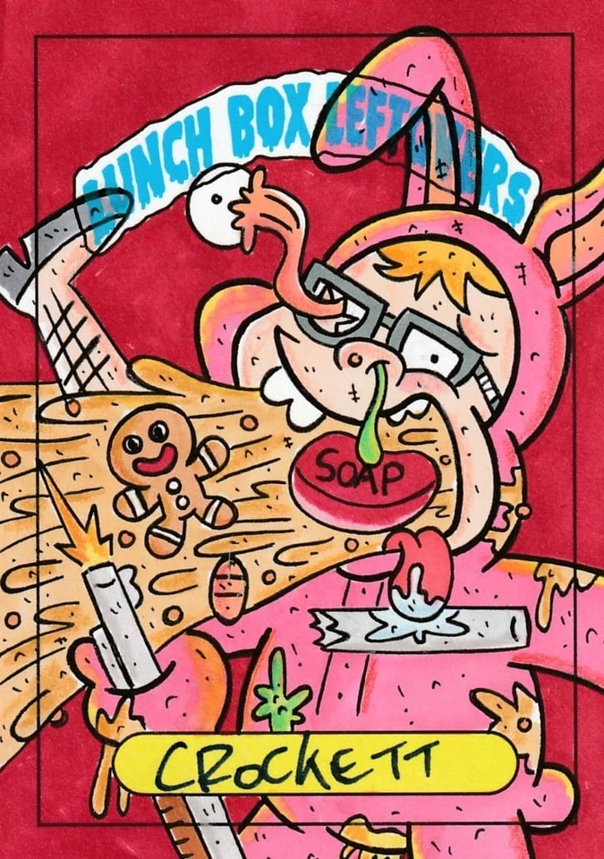 Lunch Box Leftovers Sketch card by Crockett Christmas Story ACEO - Image 1 of 1