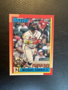 2025 Topps Series 2 1990 35th Anniversary Michael Harris II Braves #90B2-41 - Picture 1 of 2