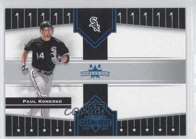 2005 Donruss Champions Blue Impressions /100 Paul Konerko #77 - Image 1 of 2