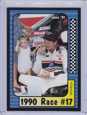 Dale Earnhardt 1991 Maxx Collection card 187 Talladega Grade NM-MT - Image 1 of 2