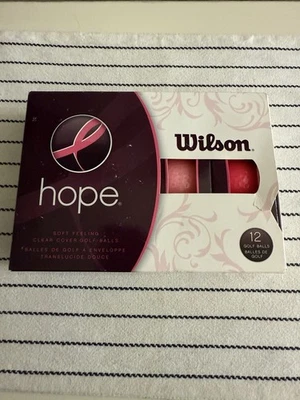 Pelotas de golf Wilson Hope rosadas, docena de cáncer de mama ~ nuevas Foto 1 de 2