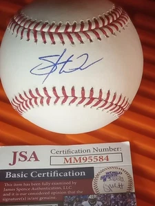 Steele Walker HAND-SIGNED OML Baseball JSA COA - Picture 1 of 4