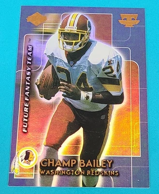 1999 Collector's Edge Triumph Future Fantasy Team #FFT1 Champ Bailey Card D7 - Imagem 1 de 2