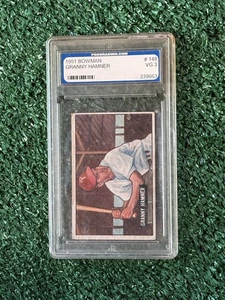 1951 Bowman Set Break #148 Granny Hamner PGS 3 sehr guter Zustand Phillies - Bild 1 von 2