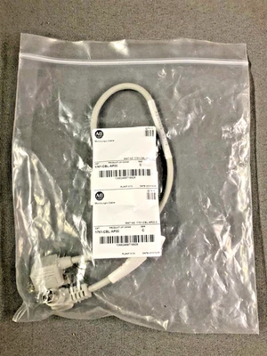 Cable PLC Allen-Bradley 1761-CBL-AP00 MicroLogix 8 pines mini DIN a 9 pines carcasa D Foto 1 de 3