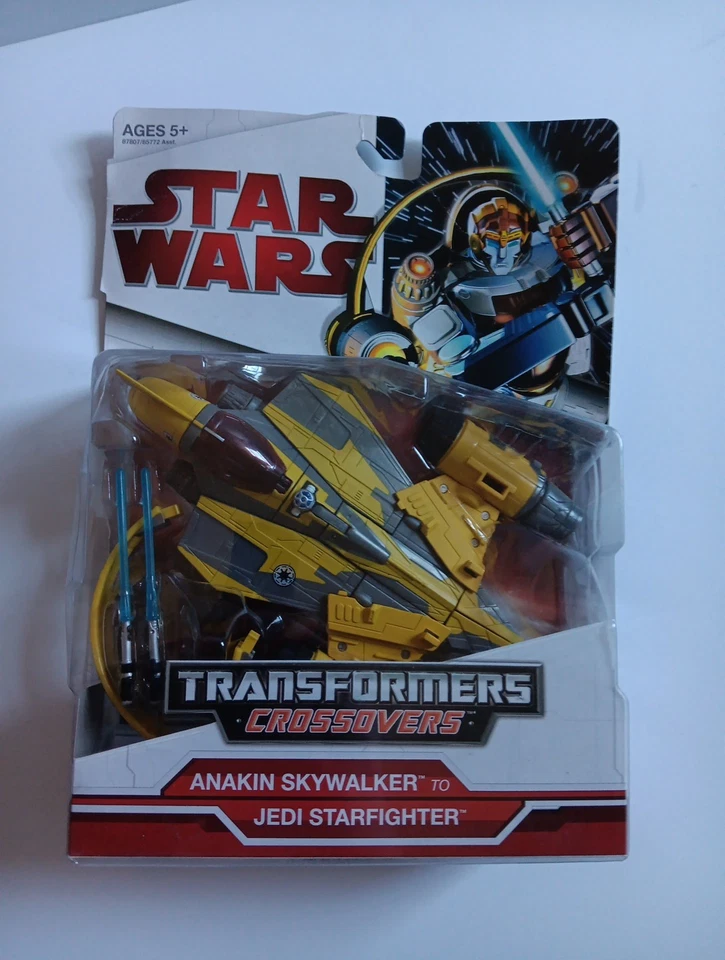 Transformers Crossovers STAR WARS Anakin Skywalker To Jedi Starfighter 2009 NEW  - Image 1 of 4