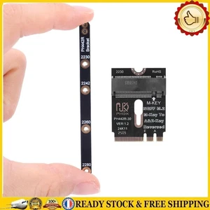FR NGFF A+E-Key Male To NVME M-key Female Extension PCI-E 4.0 Adapter with Brack - Bild 1 von 12