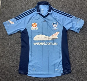 Sydney FC Jersey 2012-13 Mens Medium Adidas Football Soccer Sky Blue Home Shirt - Bild 1 von 14