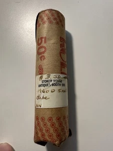 Rollo completo de 50 monedas de centavo Lincoln 1960 D fecha pequeña Estate Find - Imagen 1 de 3