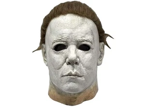 Michael Myers Mask Halloween II Aged Overhead Latex Scary Adult Horror Costume - Picture 1 of 1