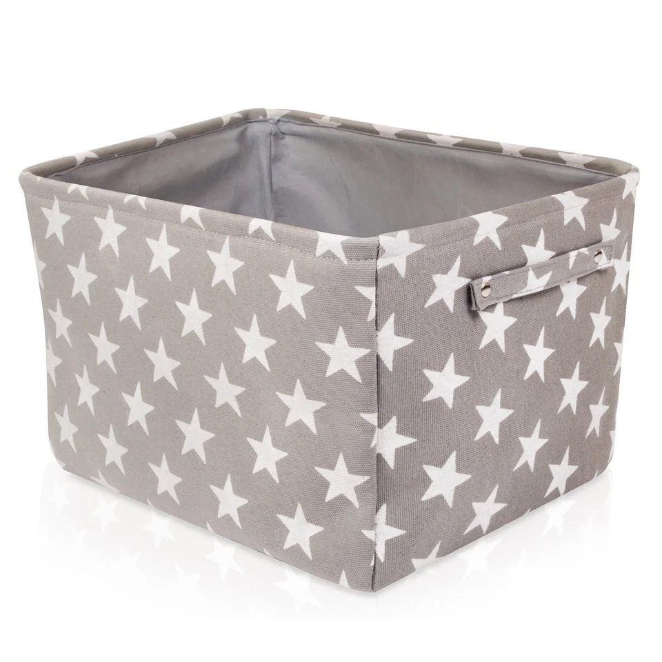 Brinquedo lavanderia lona retangular com alças cesta organizadora lixeira 7,5x16x12 - Imagem 1 de 1