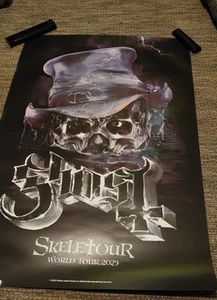 Ghost Official Skeleta Tour Poster 2025 Bought At Birmingham Show. - Picture 1 of 7