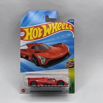 New Hot Wheels 2025 Case M Exotics 1/5 Cadillac Project GTP Hypercar Red 99/250 - Image 1 of 2