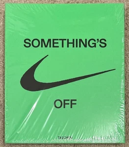NEW Virgil Abloh x Nike ICONS Something's Off Book Off-White Hardcover Sealed - Imagen 1 de 9