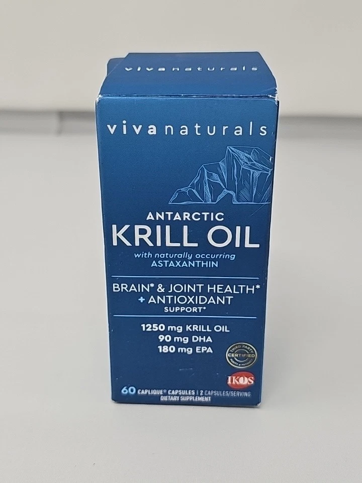 Aceite de Krill Antártico con Astaxantina, 60 Cápsulas Caplique® Foto 1 de 4