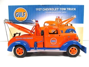 FIRST GEAR - GULF 24 HOUR SERVICE - 1937 CHEVROLET TOW TRUCK / WRECKER - 1/30 - Picture 1 of 18