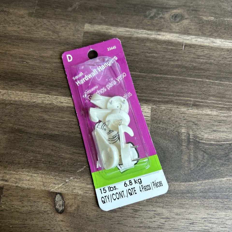 Hard-to-Find Fastener 014973156596 Hardwall Hangers, 15 Lbs 4 Pack - Image 1 of 2
